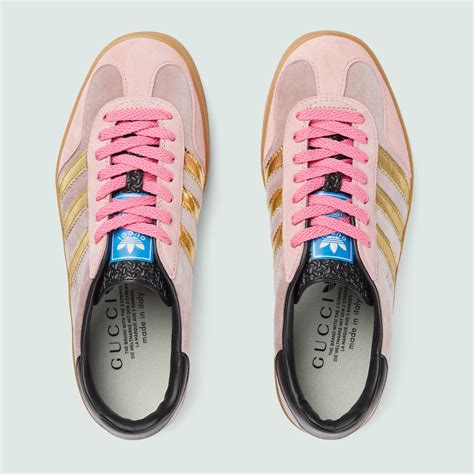 women's gucci x adidas|Adidas X Gucci gazelle pink.